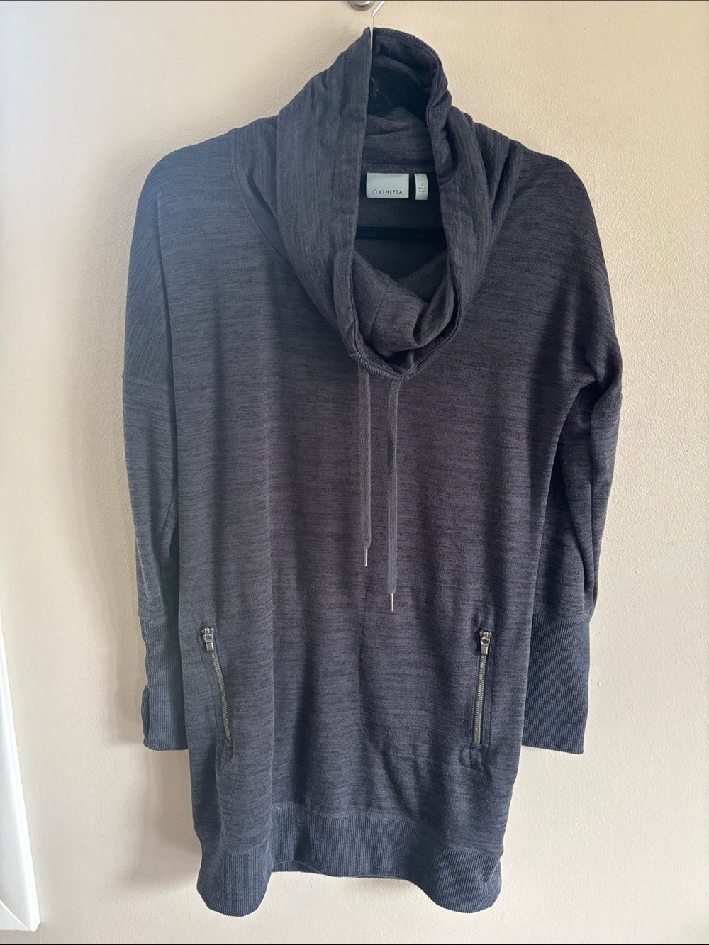 Athleta cowl neck tunic hoodie